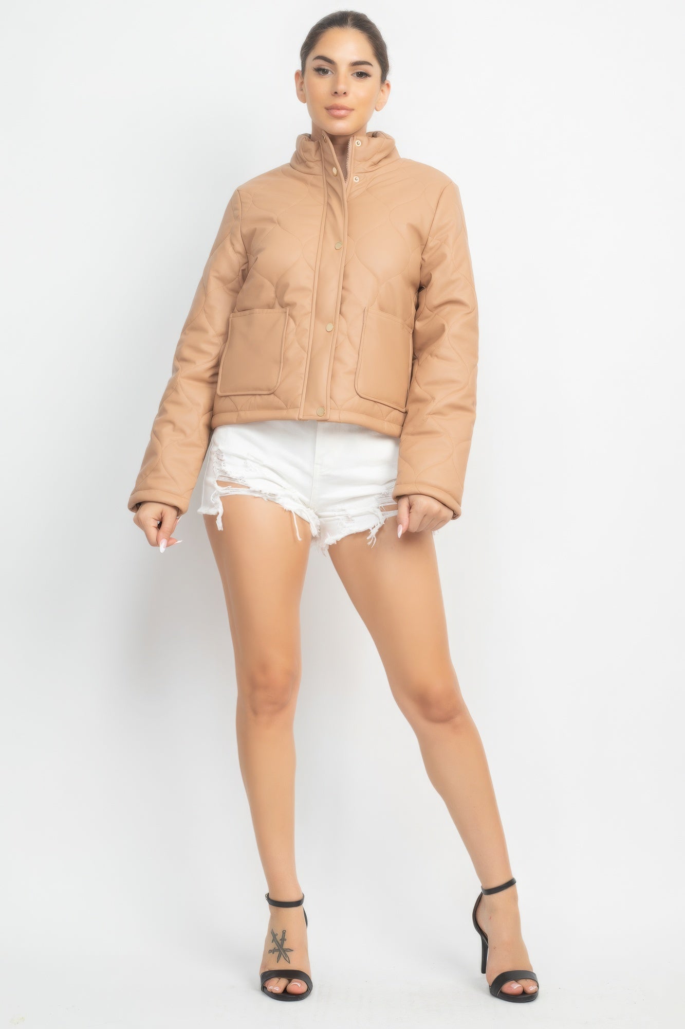 Mock Neck Jacket