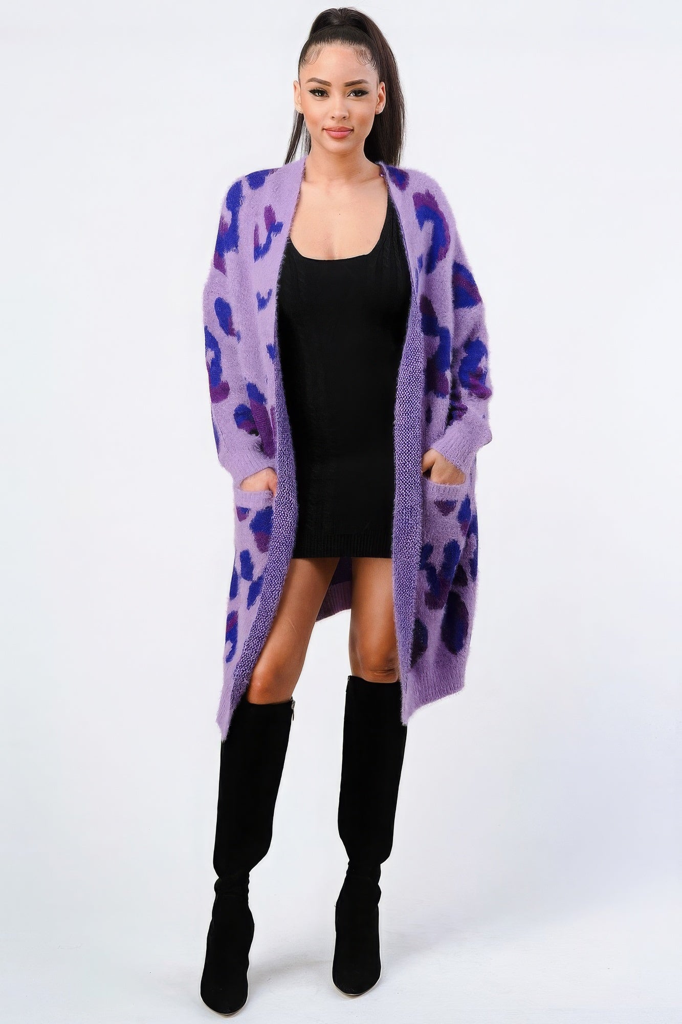 Leopard Angora Sweater