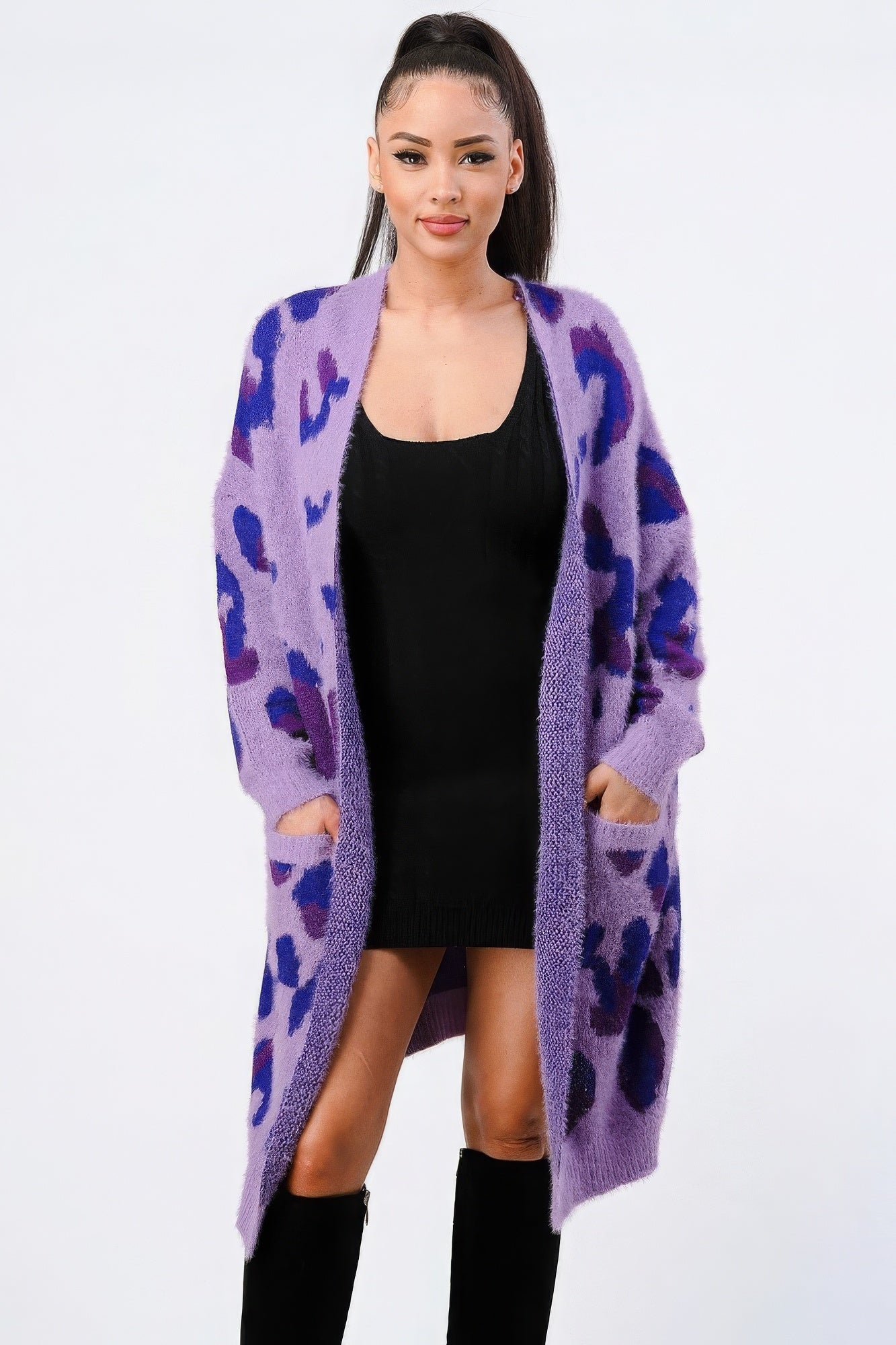 Leopard Angora Sweater