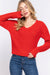 sweater with dolman sleeves​