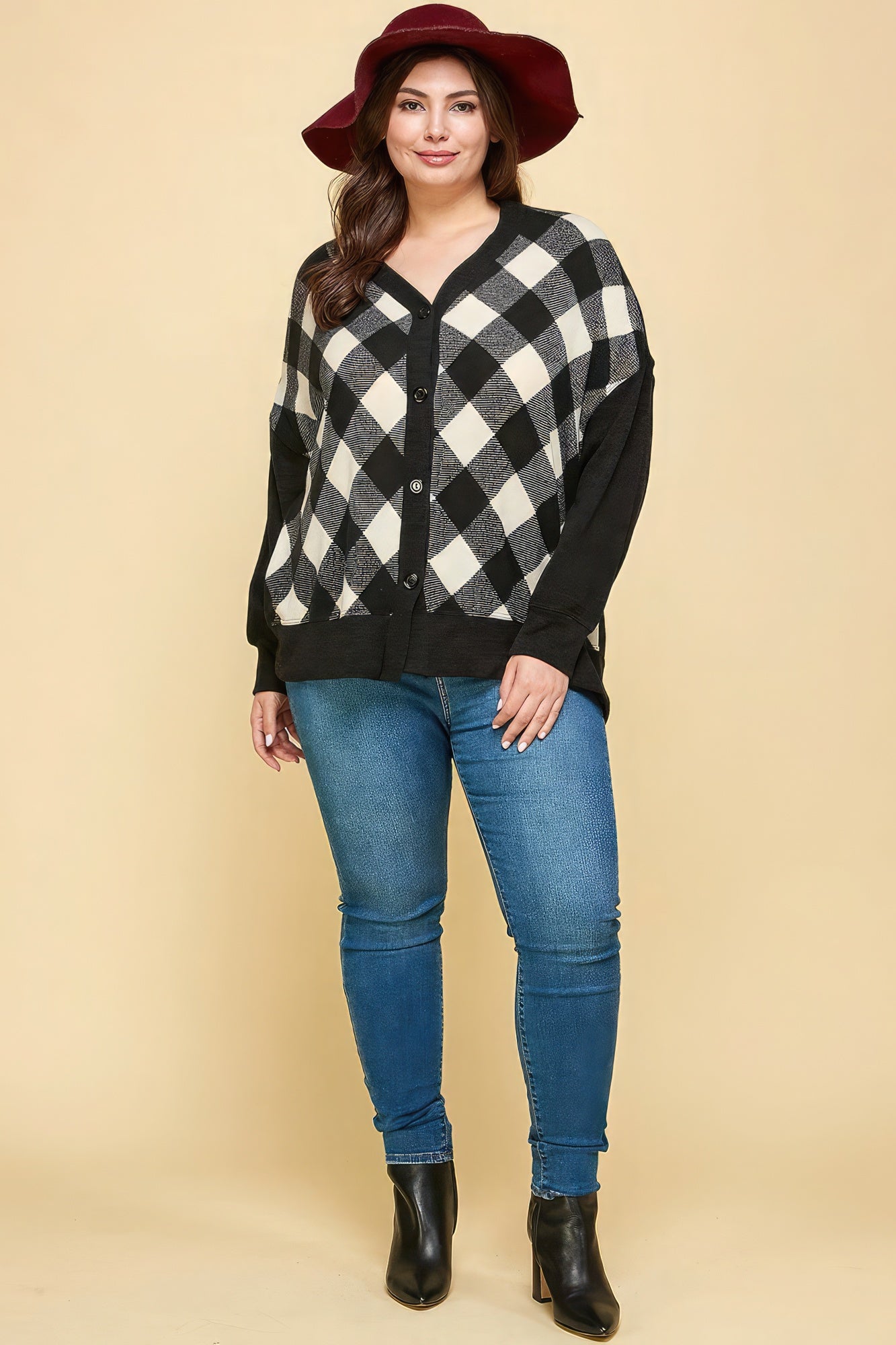 Oversized Button Up Cardigan​​ 