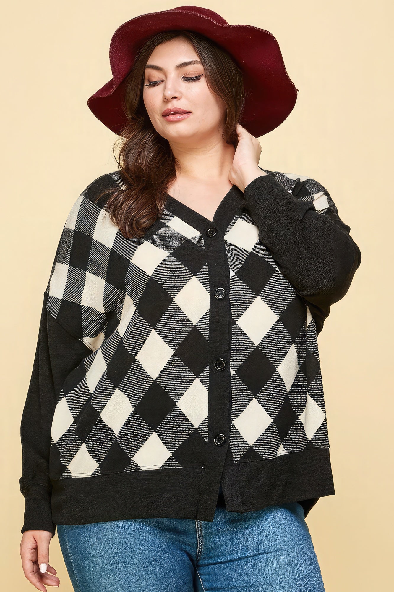 Oversized Button Up Cardigan​​ 