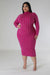 Long Sleeve Turtle Neck Dress