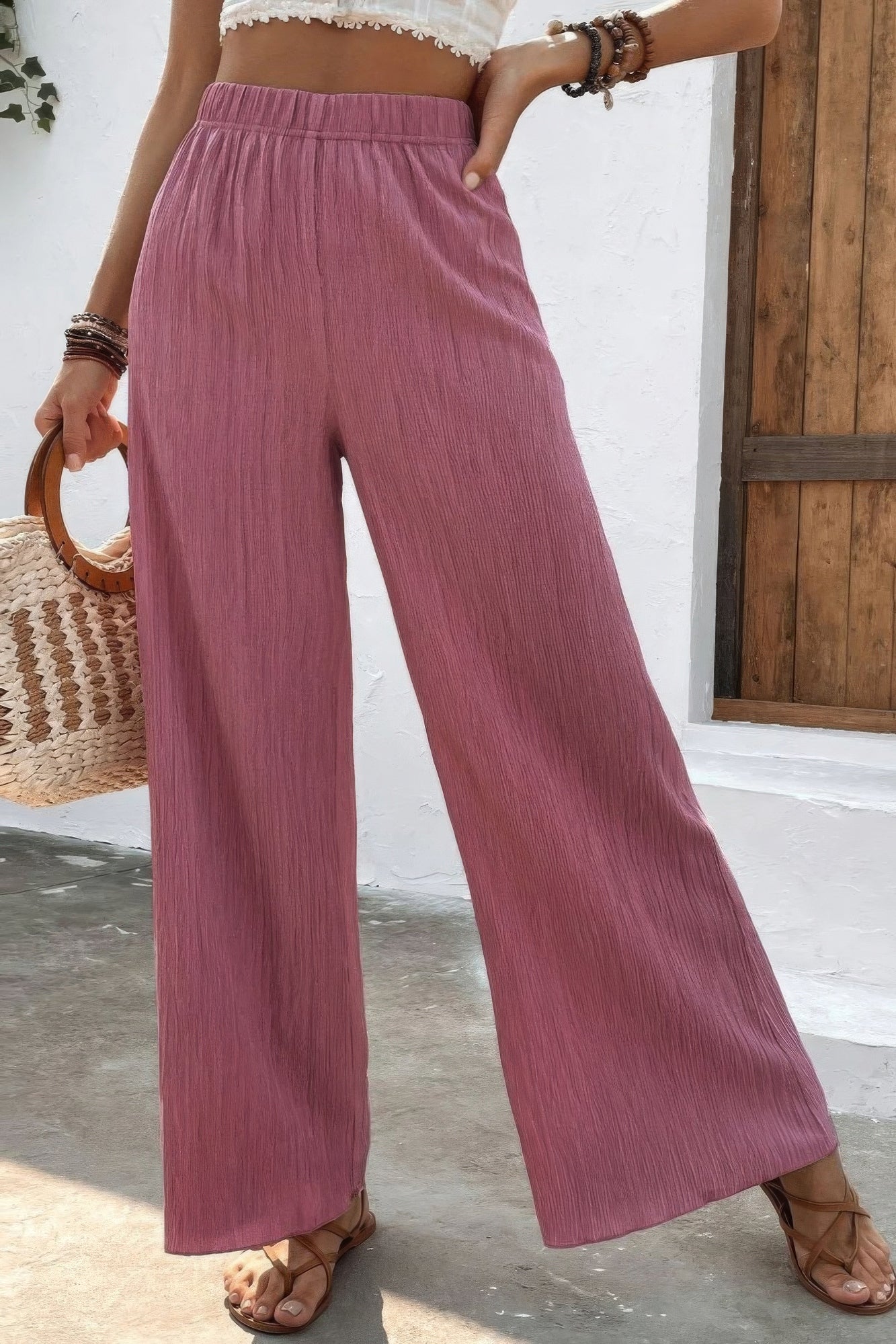 wide leg palazzo pant​