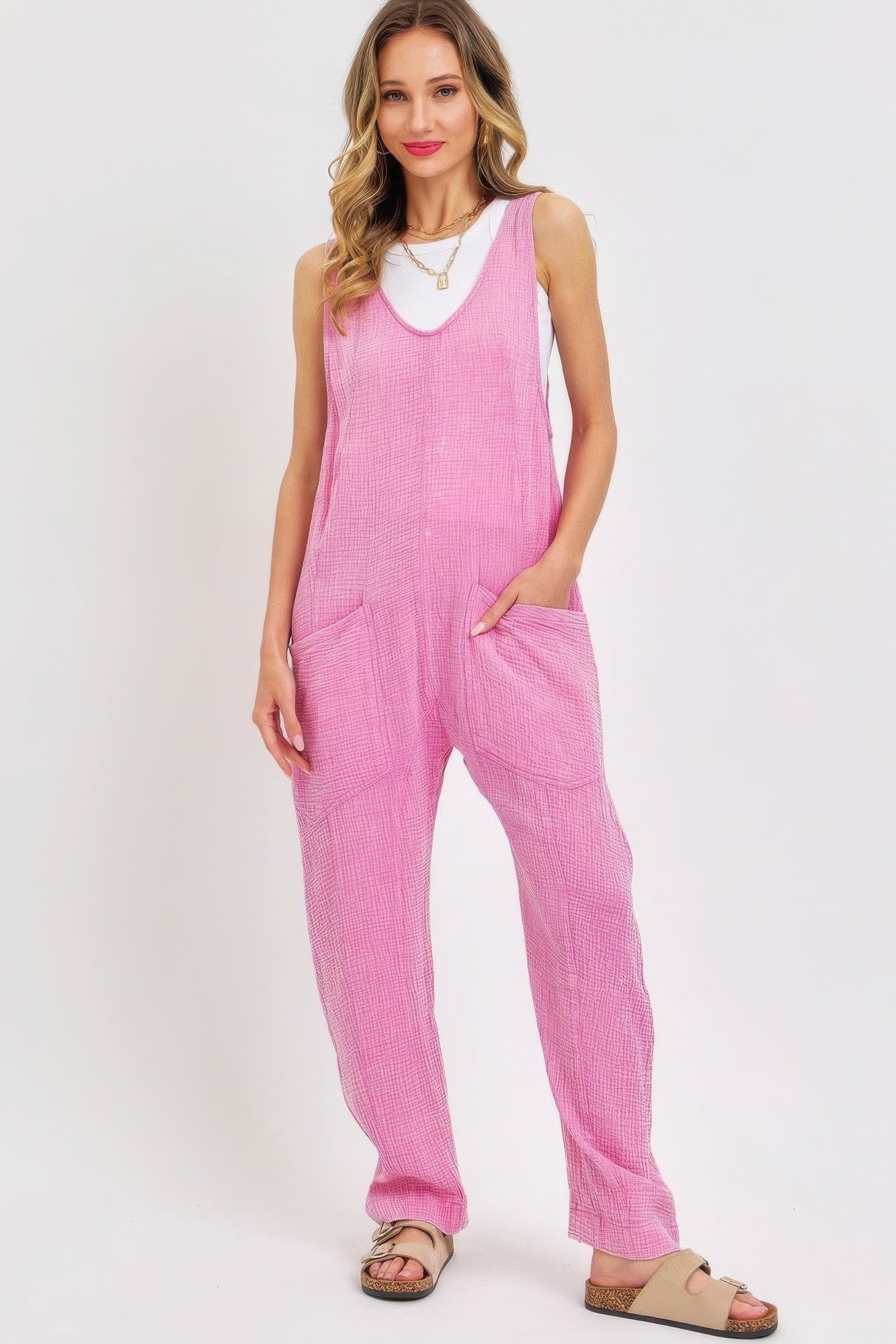 Mineral Washed Jumpsuit