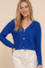 v neck cardigan sweater​
