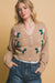 women's flower cardigan​