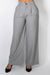 striped wide leg pants​