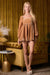 long sleeve square neck dress​