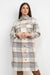 Plaid Buttoned Coat