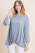 Animal Print Long Sleeve Top​
