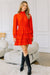 red ruffle mini dress​