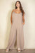 spaghetti strap jumpsuit​