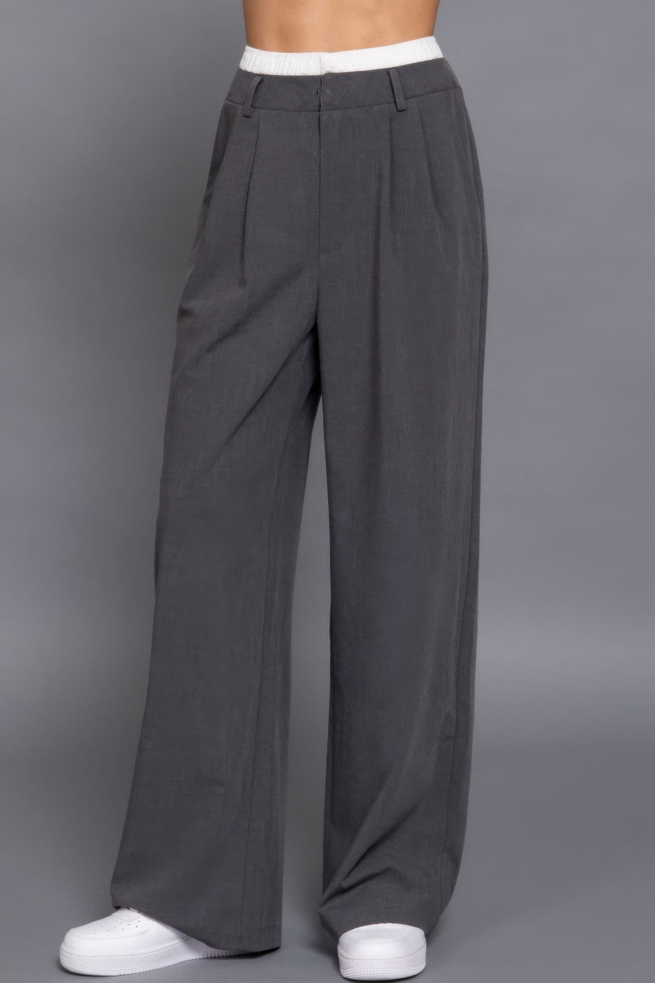 Women's  Boxer Look-Straight Long Pants