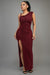 Women's Glitter Slitted Dress