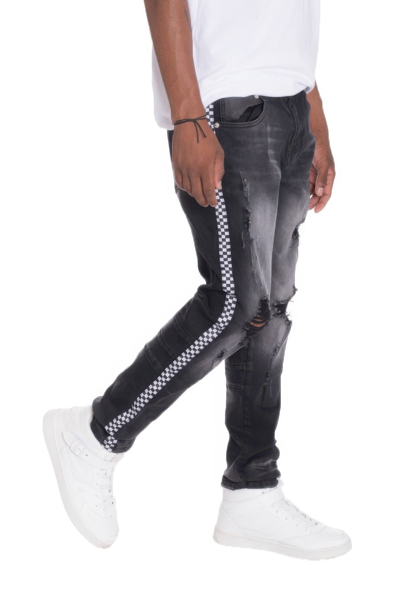 Men's Distressed Denim Jeans