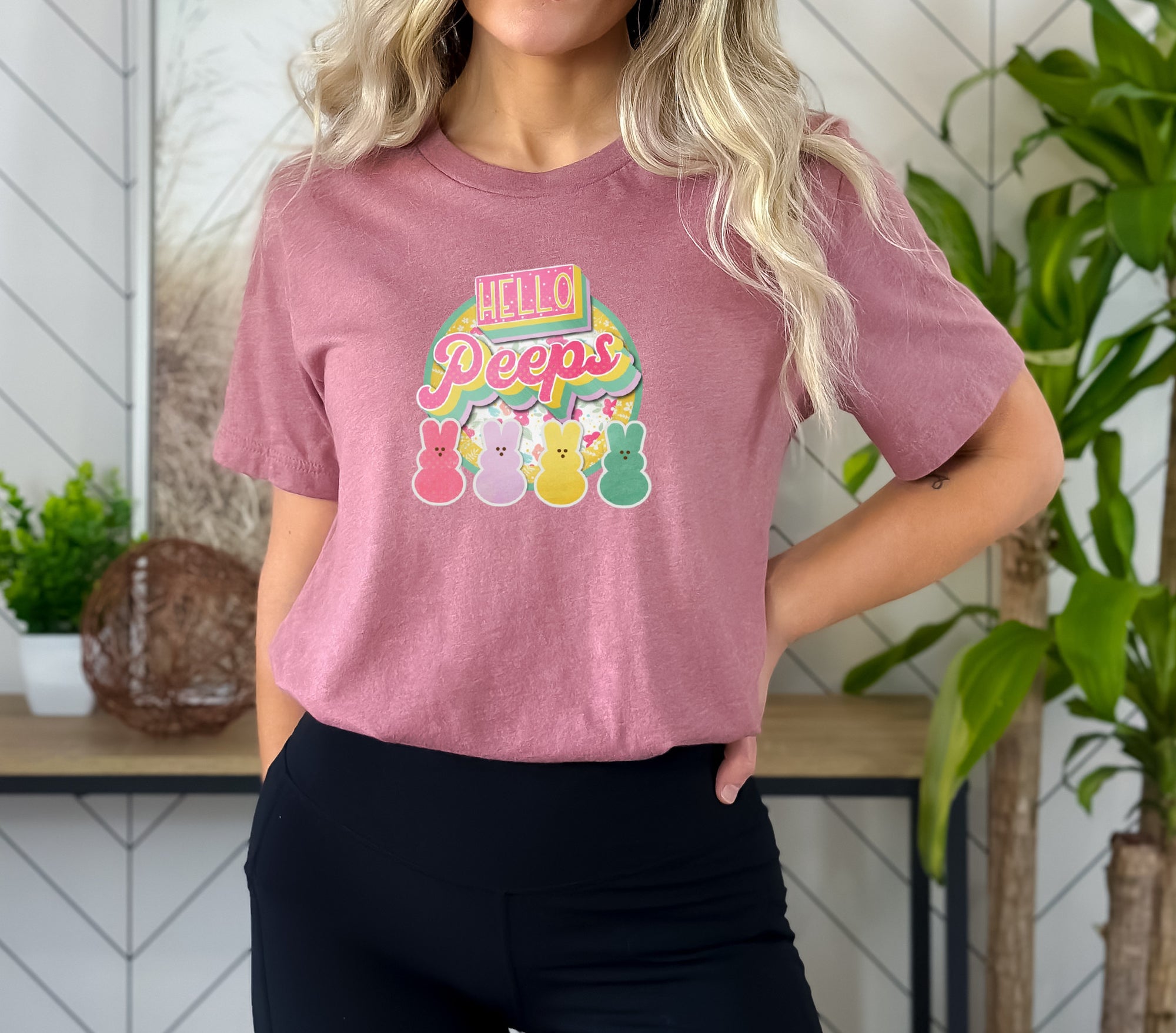 Hello Peeps Easter Tee